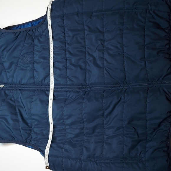 Chaps Navy Blue Vest Size L - Picture 6 of 12